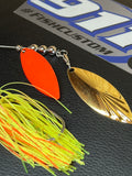 Spinnerbait - Shad Head - Double Willow - Afterburner