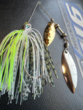 Spinnerbait - Tillery Shad Chart - Hidden Weight - Double Willow
