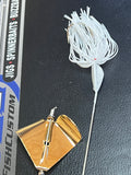 BuzzBait - GOLD Blade - White
