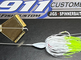 BuzzBait - GOLD Offset Axis Blade - KP-1