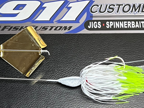 BuzzBait - GOLD Offset Axis Blade - KP-1