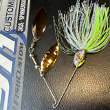 Spinnerbait - Tillery Shad Chart - Hidden Weight - Double Willow