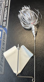 BuzzBait - WHITE Blade - LI Blue Shad