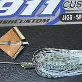 Buzzbait - Ticker - GOLD Blade - Tillery Shad