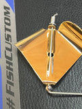 BuzzBait - GOLD Blade - White