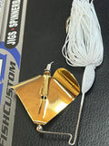 Buzzbait - Ticker - Gold Blade - White