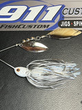 Spinnerbait - Shad Head - LI Blue Shad - Double Willow