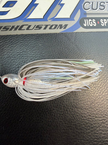 Spinnerbait - Triple Willow - Pro Blue - Shad Head