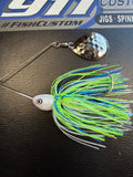 Spinnerbait - Shad Head - Chart/Blue/Glimmer