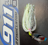 Bladed Jig - Tillery Shad Chartreuse/Flash - DIRECT CONNECT
