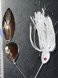 Spinnerbait - Shad Head - Tandem -  Shad Flash - Fluted/Hex Combo