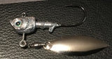 Underspin - FishHead - 3/4oz - Mirror Finish Blade - 911CustomLures.com