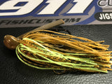 Flippin Jig - OGP/FS Chartreuse - 911CustomLures.com