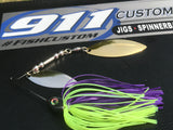 Spinnerbait - Hidden Weight - Double Willow - Table Rock Shad - 911CustomLures.com