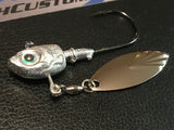 Underspin - FishHead - 3/4oz - Mirror Finish Blade - 911CustomLures.com
