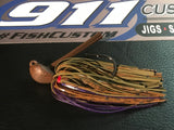 Skippin Jig - Camo Craw - 911CustomLures.com