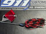 BuzzBait - RED Blade - Roanoke Craw