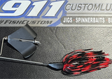 BuzzBait - BLACK Blade - Roanoke Craw