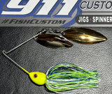 Spinnerbait - Shad Head - Double Willow - Cal's Magic