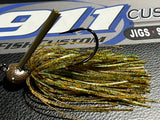 Flippin Jig - Pumpkin Green Fleck