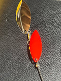 Spinnerbait - KP-1 - Hidden Weight - RED Blade - Double Willow