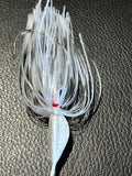 BuzzBait - WHITE - Offset Blade - LI Blue Shad