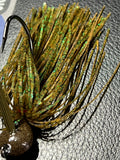 Flippin Jig - Pumpkin Green Fleck